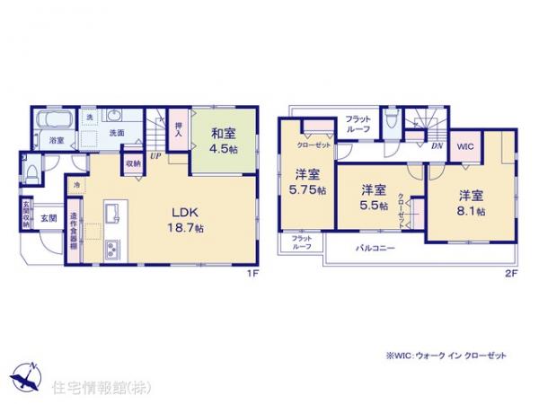 新築戸建 埼玉県ふじみ野市上福岡４丁目13-15 東武東上線上福岡駅 4,790万円