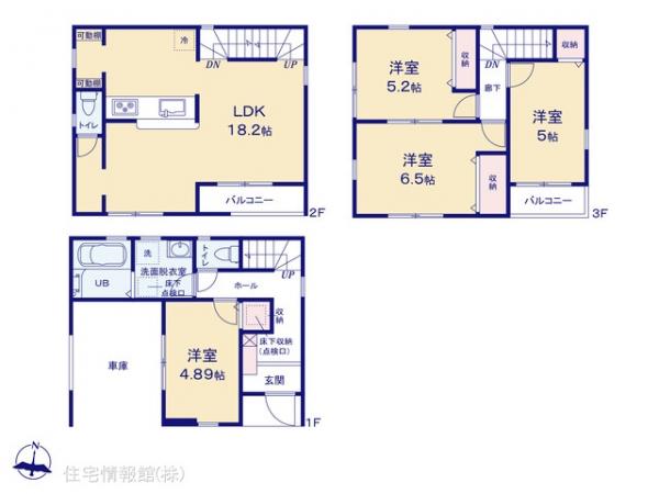 新築戸建 埼玉県川口市芝西２丁目10-24 JR京浜東北線蕨駅 3,690万円