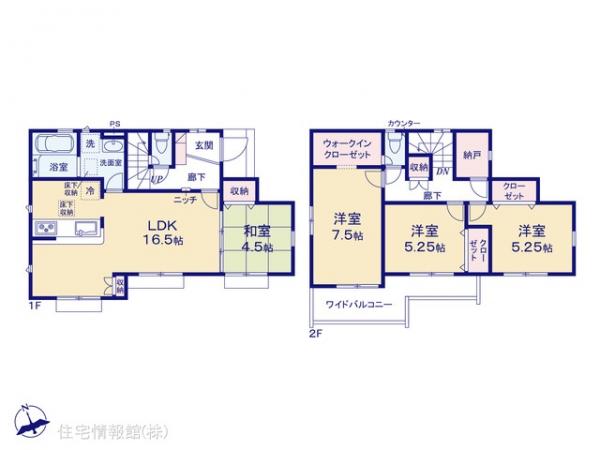 新築戸建 東京都東大和市奈良橋２丁目377 多摩モノレール上北台駅 4,230万円