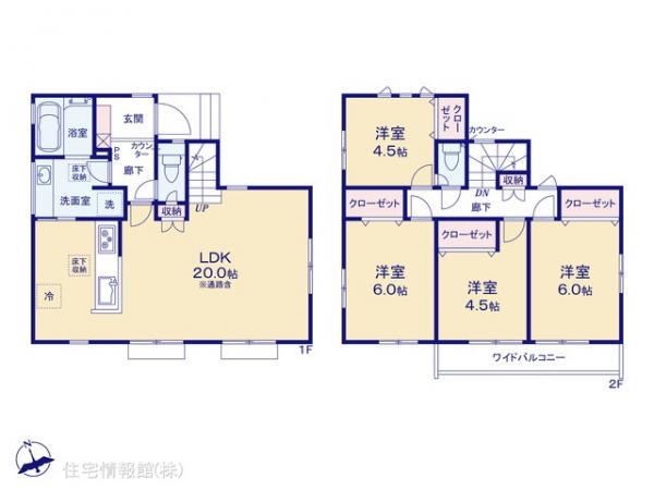 新築戸建 東京都東大和市奈良橋２丁目372-1 多摩モノレール上北台駅 3,650万円