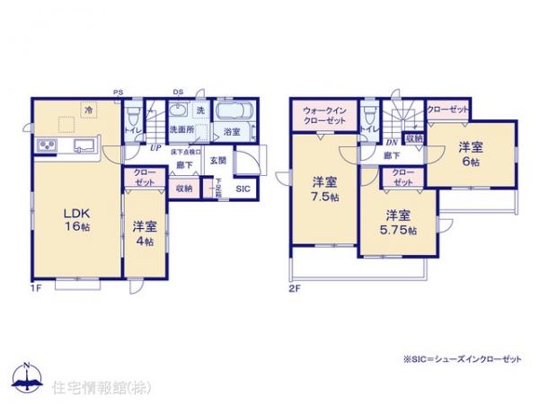 新築戸建 埼玉県川越市宮元町 西武新宿線本川越駅 3,099万円