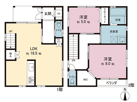 中古戸建 横須賀市富士見町３丁目 京急本線県立大学駅 2,490万円