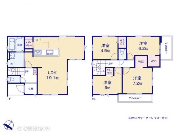 新築戸建 千葉県船橋市咲が丘２丁目655-33 新京成電鉄線二和向台駅 3,199万円