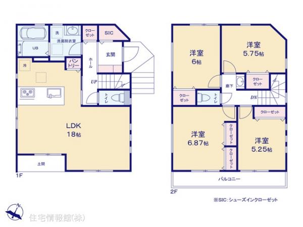 新築戸建 神奈川県横浜市緑区長津田２丁目1779-1 東急田園都市線長津田駅 7,080万円