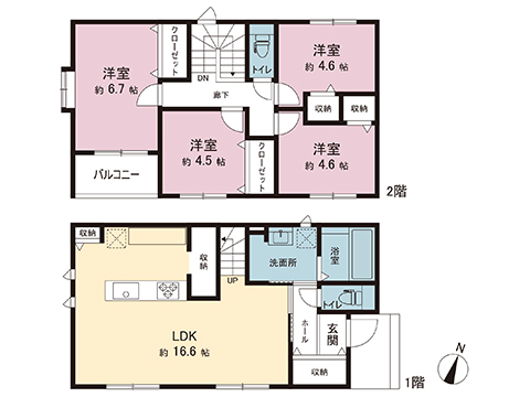 新築戸建 厚木市妻田北２丁目 小田急線本厚木駅 4,180万円