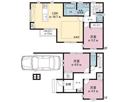 新築戸建 藤沢市本藤沢２丁目 小田急江ノ島線藤沢本町駅 4,780万円