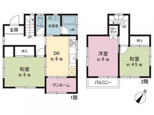 中古戸建 横浜市旭区中尾１丁目 相鉄本線希望ヶ丘駅 2,660万円