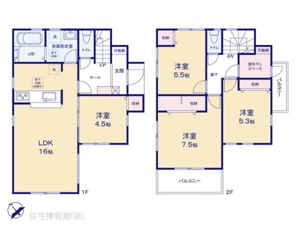 新築戸建 埼玉県川越市大字寺尾48-6 東武東上線新河岸駅 3,990万円