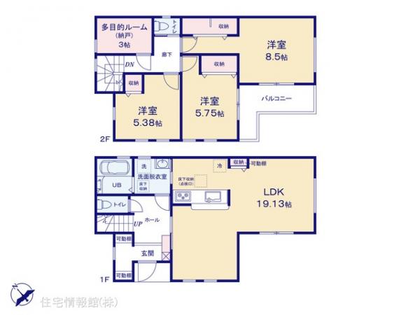 新築戸建 埼玉県川越市大字寺尾48-6 東武東上線新河岸駅 3,790万円