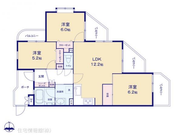 中古マンション 千葉県船橋市芝山２丁目14-31 東葉高速鉄道飯山満駅 2,380万円