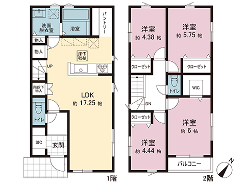 新築戸建 横須賀市上町３丁目 京急本線横須賀中央駅 4,450万円