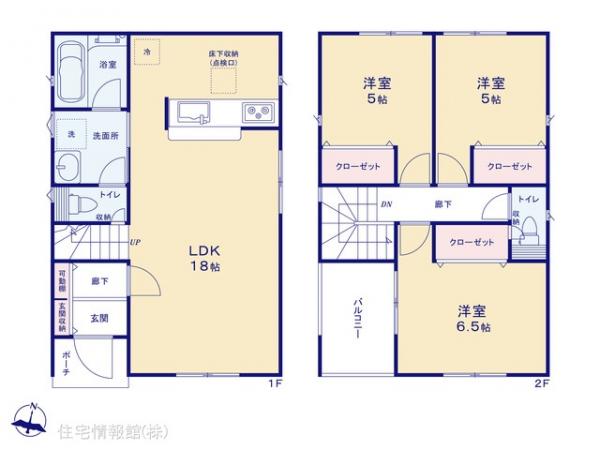 新築戸建 埼玉県川口市大字前野宿 埼玉高速鉄道鳩ケ谷駅 3,280万円