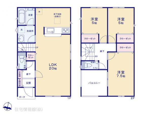 新築戸建 埼玉県川口市大字前野宿 埼玉高速鉄道鳩ケ谷駅 3,180万円