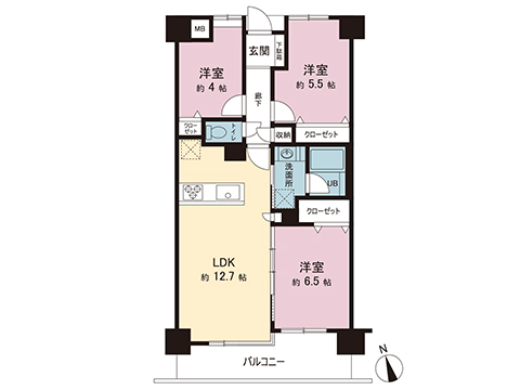 中古マンション 立川市富士見町６丁目 JR中央線立川駅 2,680万円