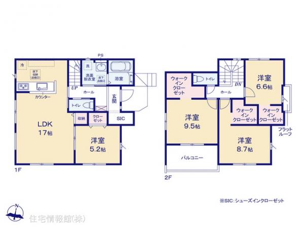 新築戸建 埼玉県川越市宮元町19-9 西武新宿線本川越駅 3,999万円