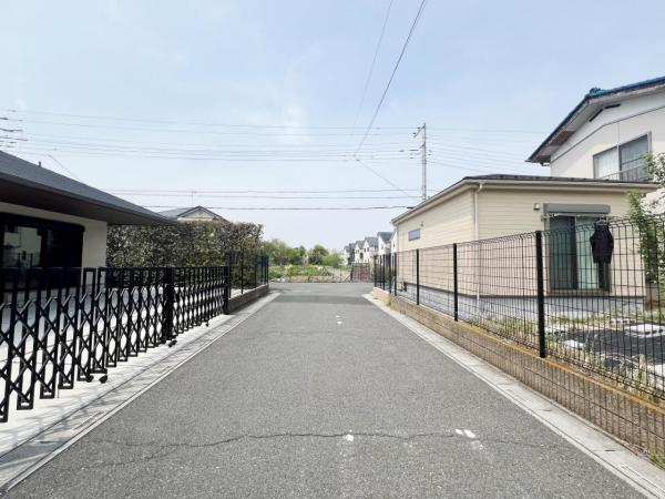安行原折越 前面道路含む現地写真