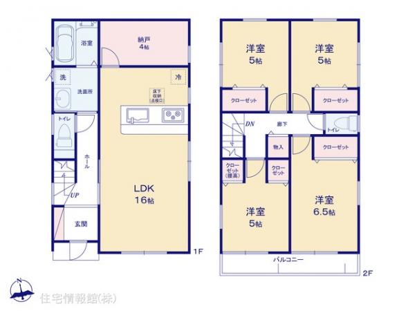新築戸建 千葉県八千代市萱田町1135-4 京成本線京成大和田駅 3,590万円