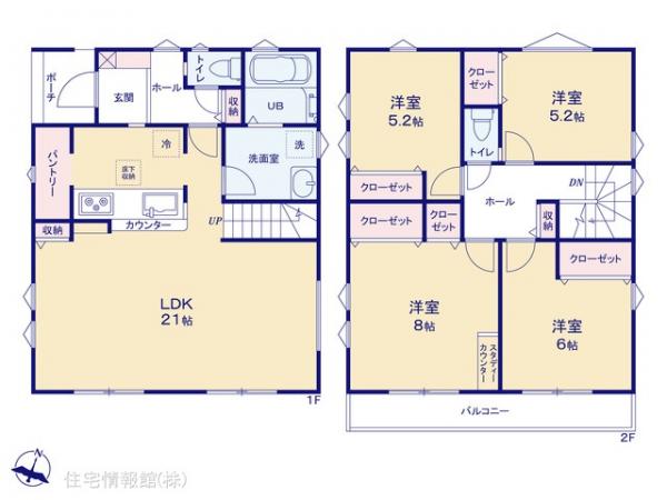 新築戸建 千葉県船橋市飯山満町３丁目1739-3 東葉高速鉄道北習志野駅 4,499万円