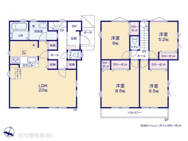 新築戸建 千葉県船橋市飯山満町３丁目1739-3 東葉高速鉄道北習志野駅 4,599万円