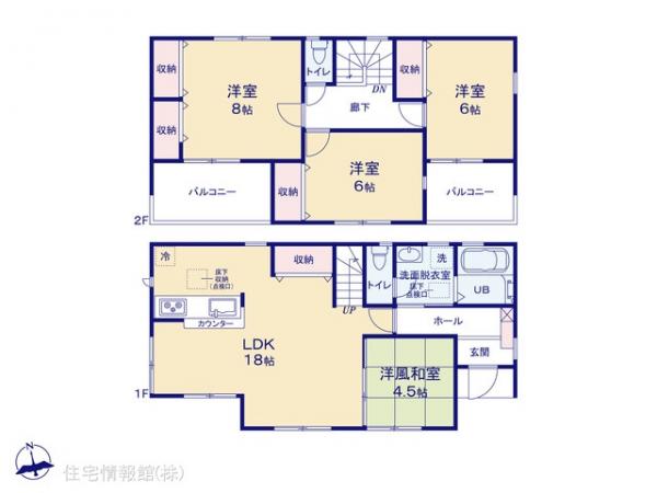 新築戸建 千葉県佐倉市宮前２丁目21-7 京成本線京成佐倉駅 3,590万円