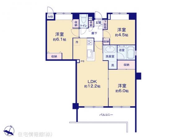 中古マンション 埼玉県草加市栄町２丁目10-6 東武伊勢崎線獨協大学前駅 3,350万円