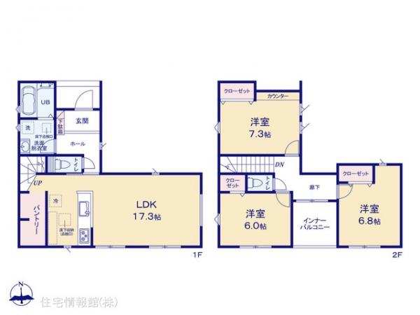 新築戸建 千葉県佐倉市田町22-44 京成本線京成佐倉駅 3,290万円