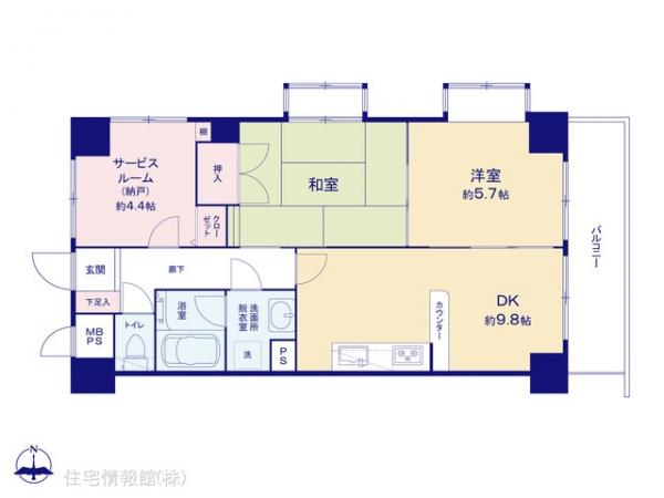 中古マンション 神奈川県平塚市明石町 JR東海道本線(東京〜熱海)平塚駅 2,599万円