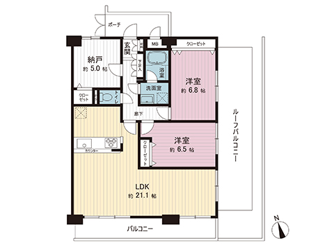中古マンション 昭島市大神町３丁目 JR青梅線昭島駅 1,999万円