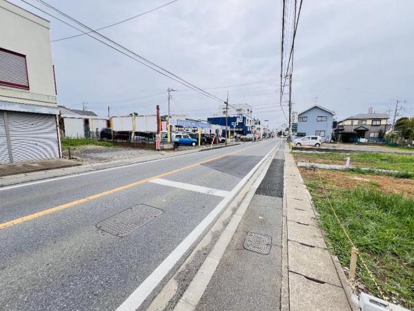 柏市南増尾３丁目 土地 前面道路含む現地写真
