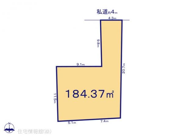 土地 埼玉県川越市霞ケ関東１丁目5-3 東武東上線霞ケ関駅 2,800万円