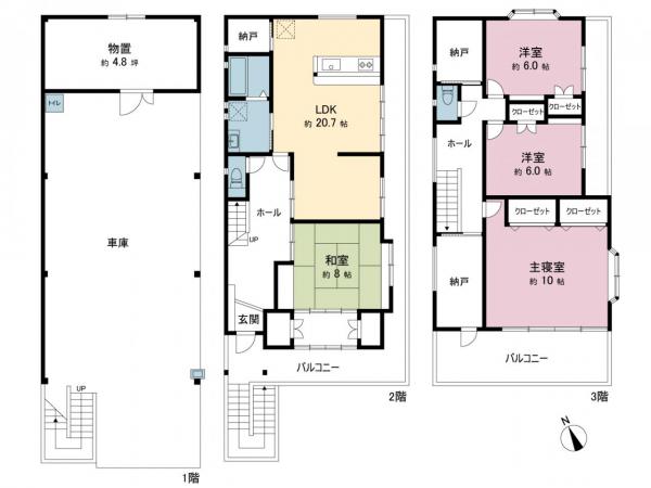 中古戸建 相模原市中央区千代田５丁目 JR相模線上溝駅 4,480万円