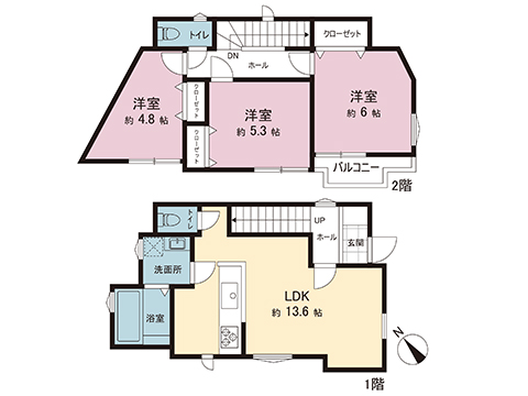 新築戸建 横須賀市浦郷町２丁目 京急本線追浜駅 3,280万円