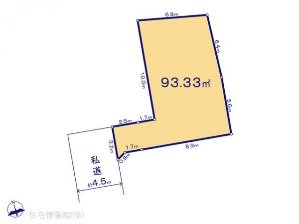 土地 千葉県市川市菅野２丁目15-3 京成本線菅野駅 4,990万円