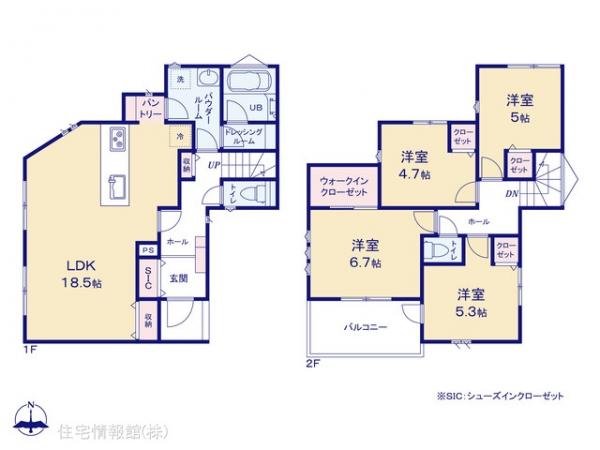 新築戸建 神奈川県横浜市緑区寺山町910 JR横浜線中山駅 5,380万円
