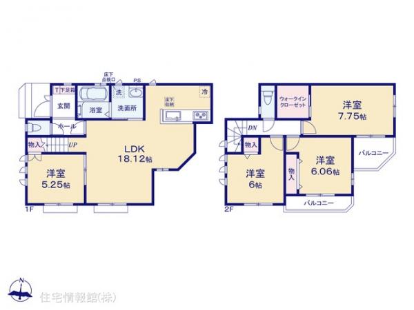 新築戸建 千葉県松戸市幸田４丁目 千代田常磐線北小金駅 4,490万円