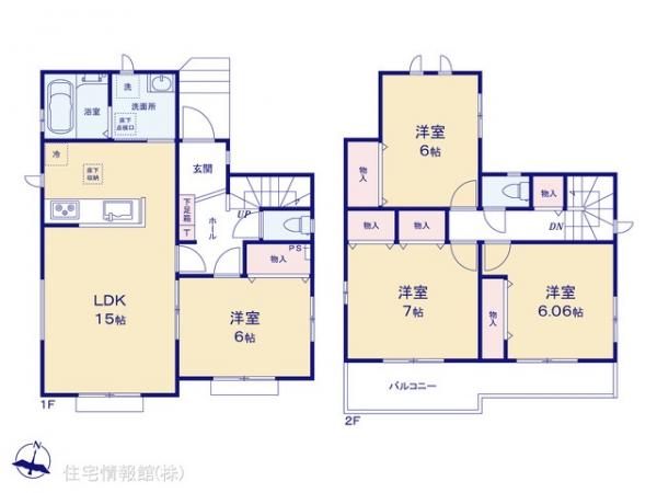 新築戸建 埼玉県春日部市本田町１丁目 東武伊勢崎線一ノ割駅 2,790万円