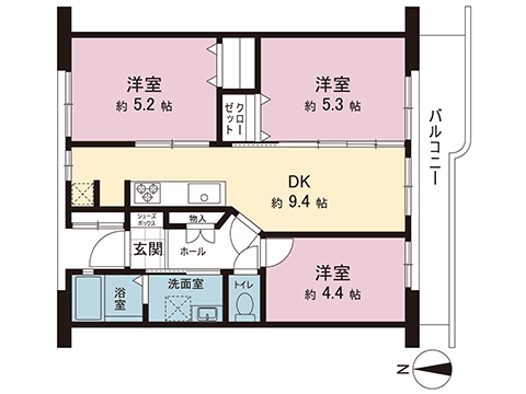 中古マンション 昭島市つつじが丘２丁目 JR青梅線昭島駅 2,180万円