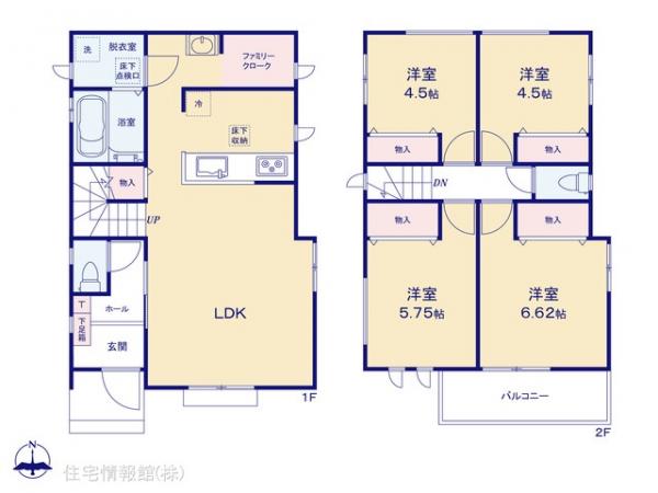 新築戸建 埼玉県狭山市笹井１丁目23-12 西武新宿線狭山市駅 3,290万円