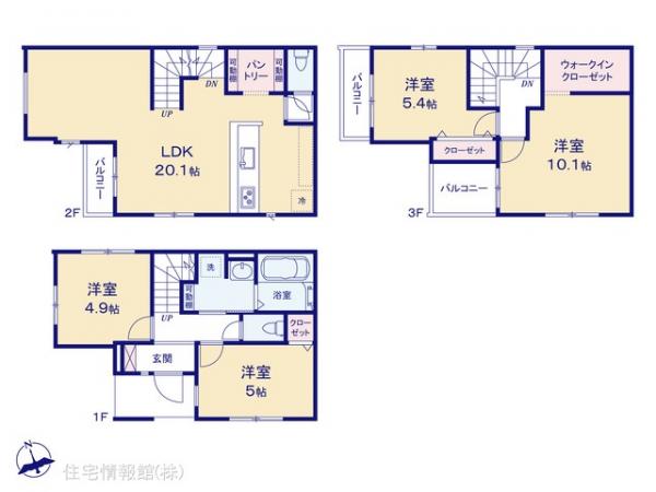 新築戸建 埼玉県川口市西川口４丁目 JR京浜東北線西川口駅 6,099万円