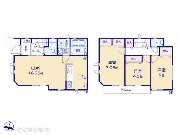 新築戸建 埼玉県ふじみ野市上ノ原１丁目2-39 東武東上線上福岡駅 3,590万円