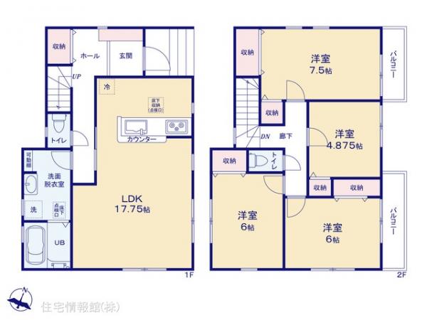 新築戸建 東京都江戸川区興宮町28-17 JR中央・総武線小岩駅 6,380万円