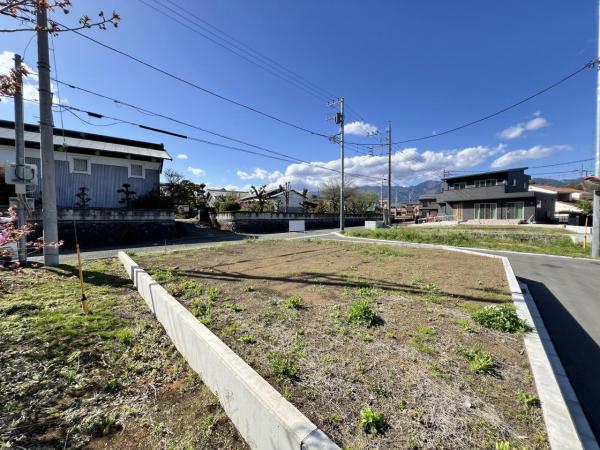 秦野市渋沢 建築条件付売地 現地土地写真