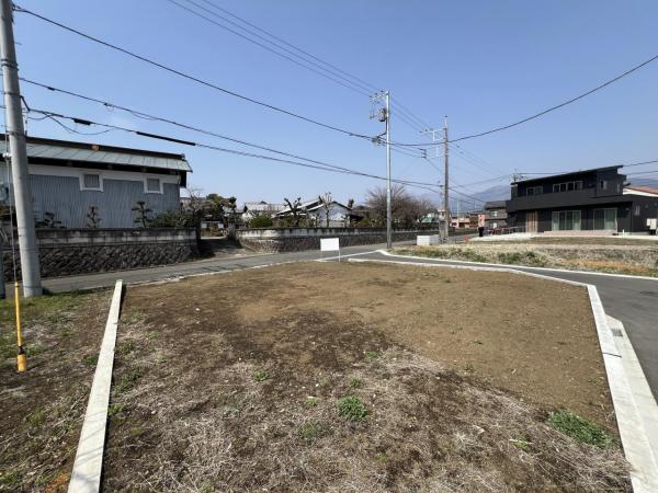 秦野市渋沢 建築条件付売地 現地土地写真