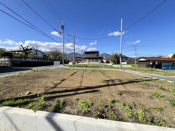 秦野市渋沢 建築条件付売地 現地土地写真