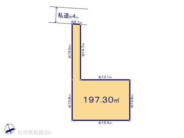 土地 千葉県船橋市前原東６丁目14-3 新京成電鉄線前原駅 1,580万円