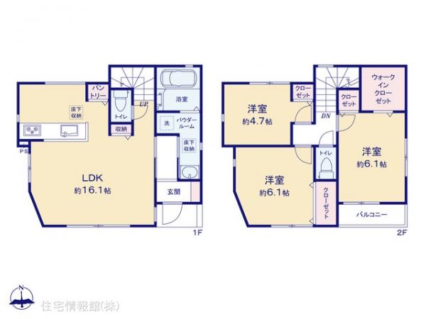 新築戸建 神奈川県横浜市中区豆口台61-10 JR京浜東北線山手駅 4,980万円