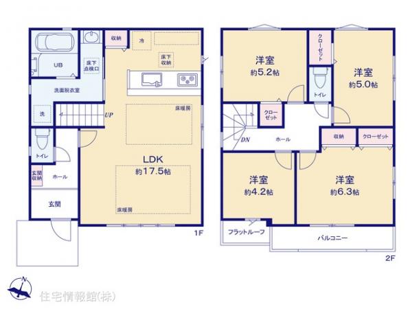 新築戸建 東京都世田谷区北烏山７丁目2223-49 京王井の頭線久我山駅 8,998万円