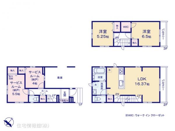 新築戸建 千葉県市川市塩焼４丁目6-34 東西線妙典駅 6,590万円