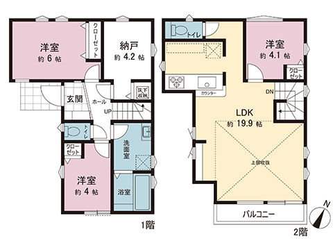 新築戸建 横須賀市津久井２丁目 京急久里浜線津久井浜駅 3,199万円