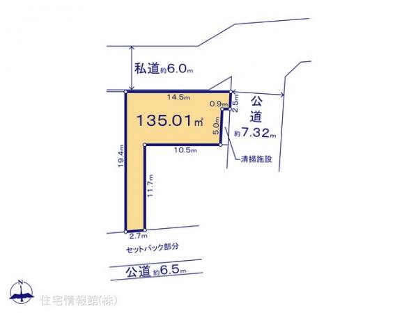 土地 千葉県船橋市芝山６丁目145-2 新京成電鉄線北習志野駅 2,890万円